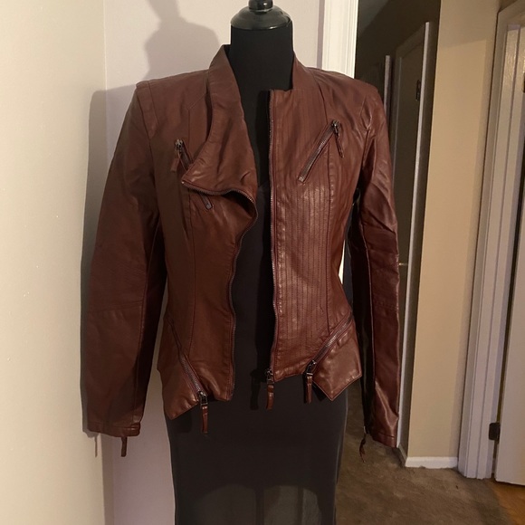 Blank NYC Jackets & Blazers - Blank NYC faux leather motorcycle jacket